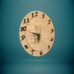 haraxe to - Προϊόν Ρολόι Τοίχου Οβάλ - Ξύλινο