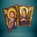 Εικόνα Βιβλίο Χριστός και Παναγία - haraxe to