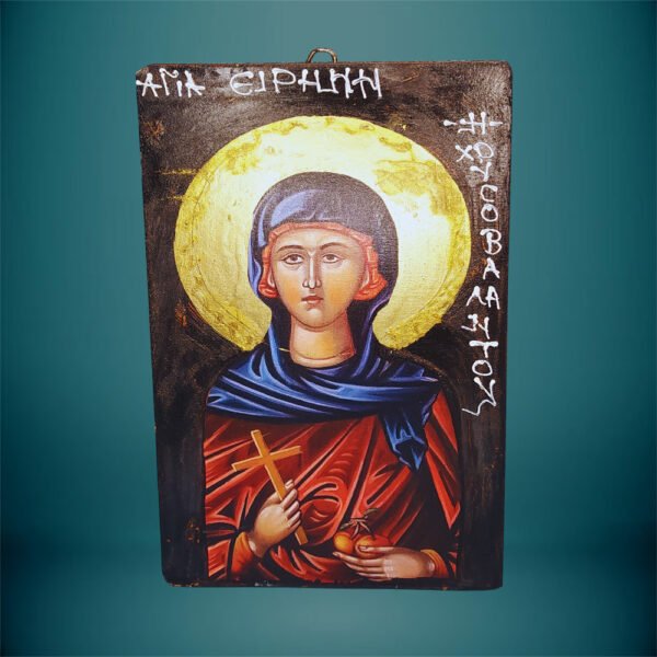 Εικόνα Μακρόστενη Άγια Ειρήνη Χρυσοβαλάντου - haraxe to