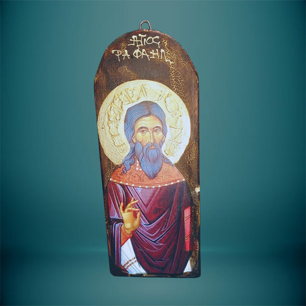 Εικόνα Μακρόστενη Άγιος Ραφαήλ - haraxe to