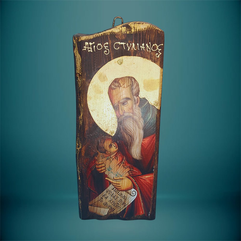 Εικόνα Μακρόστενη Άγιος Στυλιανός - haraxe to