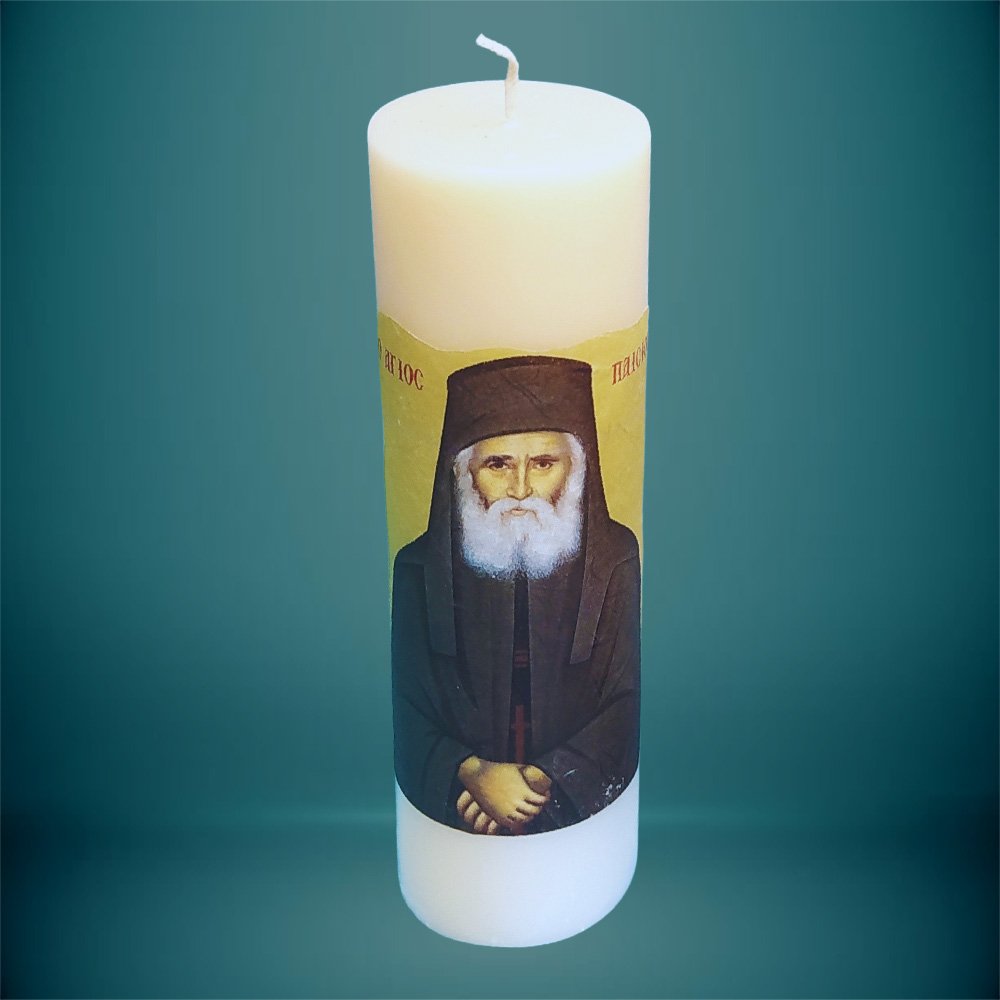 Κερί Στρογγυλό Μεγάλο με Άγιους - haraxe to