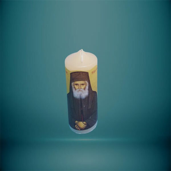 Κερί Στρογγυλό Μικρό Άγιος Παΐσιος - haraxe to