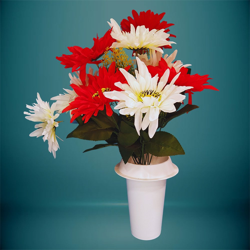 Λουλούδια Πλαστικά για Μνήμα 10 - haraxe to