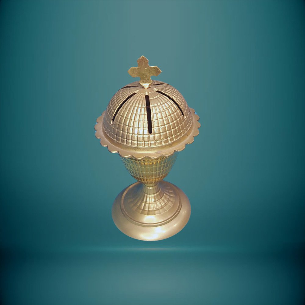 Θυμιατήρι Μεταλλικό Χρυσό - haraxe to