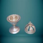 Θυμιατήρι Μεταλλικό Ασημί - haraxe to