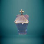 Θυμιατήρι Νέου Τύπου Τετράγωνο Bronze - haraxe to